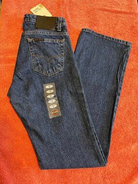 Size 2 Long - New Harley-Davidson Mid-Rise Boyfriend Bootcut Jeans - Women's NWT